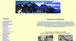 Desktop Screenshot of californiamountaineer.net